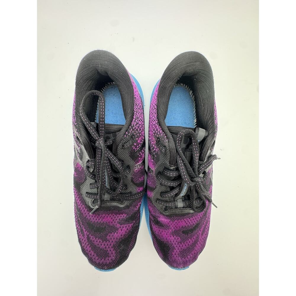 ASICS GEL-Nimbus Women’s Running Shoes Size 8.5 Purple Black Blue - Picture 2 of 5